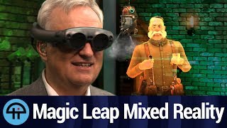 Magic Leap One Mixed Reality Headset HandsOn [upl. by Lenoil417]