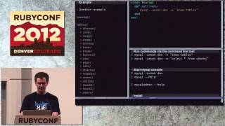 Ruby Conf 12  Xiki the Rubyfied NextGeneration Shell by Craig Muth [upl. by Alliw]