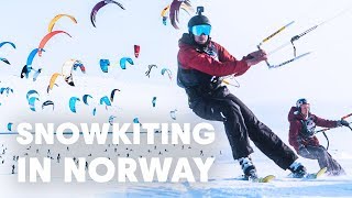 Two Kitesurfers Try Snowkiting in Norway  Red Bull Ragnarok 2019 [upl. by Bacchus]