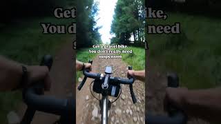 How it feels riding a gravel bike😅 cycling cyclist gravelbike [upl. by Rasia618]