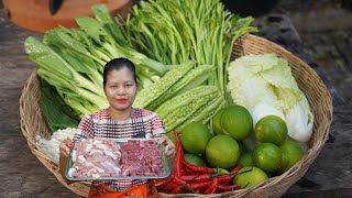 Frying BBQ beef recipe  Davann cooking [upl. by Adlesirg]