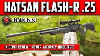 New Hatsan FlashR QE 25 PCP Air Rifle InDepth Review Shooting Tests Best Budget PCP [upl. by Mulloy]