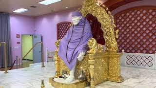 Shirdi Sai Parivaar Milpitas California USA  Main Hall Live Darshan [upl. by Airetal100]