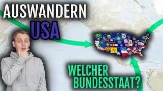 Auswandern USA 🇺🇸  Aber welcher Bundesstaat ist der beste Analyse [upl. by Omland]