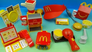 2023 McDONALDS DRIVETHRU HAPPY MEAL PLAY SET of 8 VIDEO REVIEW [upl. by Nilrev]