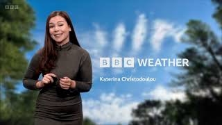 Katerina Christodoulou BBC Weather 13th September 2024 [upl. by Adnahsat]