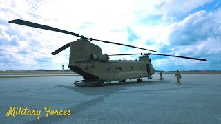 The US Paratroopers Incredible Chinook Helicopter Jump [upl. by Haidej]