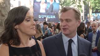 Dunkirk World Premiere Interview  Christopher Nolan amp Emma Thomas [upl. by Skvorak]