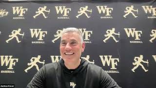 Wake Forest Baseball 63 win over Duke postgame press conference [upl. by Ramel]