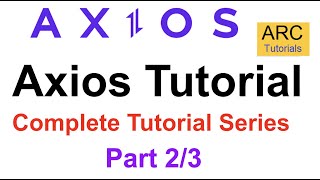 Axios Tutorial  Part 2  Axios Get Post Put Delete Complete Tutorial  Axios Tutorial Node JS [upl. by Jamal634]