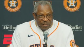 Astros have to move forward from signstealing scandal – Dusty Baker  MLB on ESPN [upl. by Inohtna]