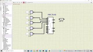 Verification of JK FlipFlop using SimulIDE [upl. by Haidej]