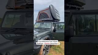 First Mahindra Thar 5 Door Modified  Theater Bana Diya🔥 Thar5Door TharRooxModified Thar [upl. by Kinnard]