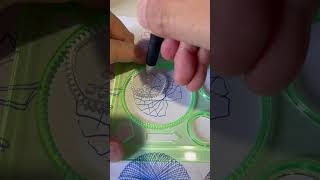 What does this pattern resemble Magic Ruler Small ruler big wisdom shorts Spirograph [upl. by Nollie]