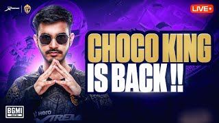 CHOCO KING IS BACK  BGMI CLASSIC AND SCRIMS LIVE  GODL ADMINO [upl. by Nalid702]