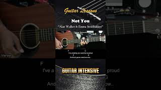 Not You  Alan Walker amp Emma Steinbakken  EASY Guitar Lessons  Guitar Tutorial chordgitar [upl. by Llen]