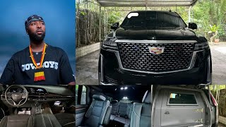 Eddy Kenzo Shows off his newly Acquired 2023 Cadillac Escalade Sport [upl. by Enos143]