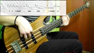 Incubus  Are You In Bass Cover Play Along Tabs In Video [upl. by Papagena]