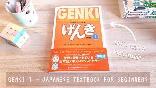 Genki 1 Japanese Textbook  Third Edition  Lets take a look inside [upl. by Hodess]