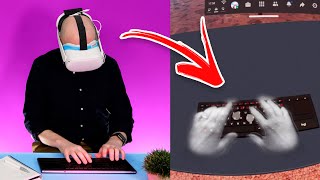 Track A Keyboard In VR Using The Oculus Quest 2 [upl. by Aicnilav]