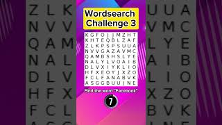 10 Seconds to PROVE Youre a Word Search Genius  Challenge 3 [upl. by Markiv689]