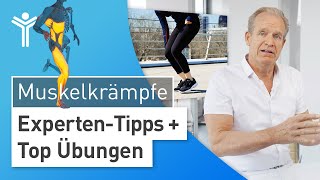 Muskelkrampf  Wadenkrampf Experten Tipps und Top Übungen zur Selbstbehandlung [upl. by Alburg763]