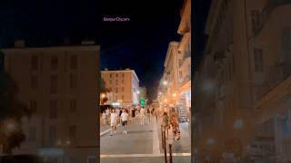 france view of historical streets at night nice europe autumn travel holiday vacation shorts [upl. by Polly]