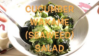 🥢 SALADE DALGUES WAKAME JAPONAISE 🍶🥗 Recette tuto 🥣 Style resto à sushi [upl. by Meluhs922]