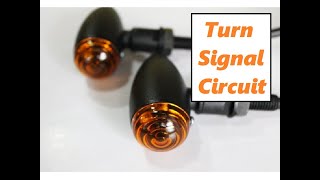 How the Turn Signal circuits work in a motorcycle [upl. by Ahtamat]