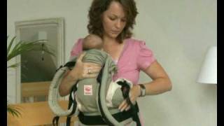 How to Use the Manduca Baby Carrier in Front Carry Position with a newborn or infant [upl. by Teragram]