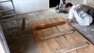 Idées déco pour la maison  Fabriquer une table de salle à manger rustique [upl. by Wu]