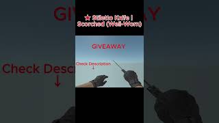 ★ Stiletto Knife  Scorched GIVEAWAY gaming cs2game csgo cssource2shorts [upl. by Quick]