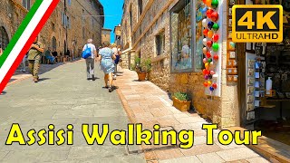 Assisi Walking Tour 23052023 Video 4K [upl. by Ahseeyt]