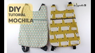 DIY Tutorial Mochila Básica 1 con PATRONES GRATIS [upl. by Werdn]