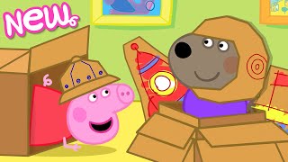 Peppa Pig Tales 📦 Box Fort Maze Challenge 🔍 BRAND NEW Peppa Pig Episodes [upl. by Garlen777]