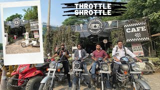 Honest review of throttle shrottlecafe for bikers best cafe in Gurgaon rideday tumtumblessed [upl. by Amluz]