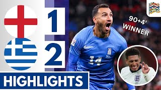 🔴England vs Greece 12  All Goals Extended HIGHLIGHTS  UEFA Nations League [upl. by Bullough978]