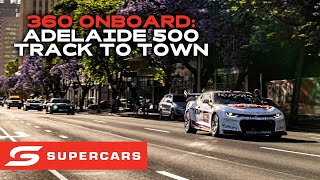 360 ONBOARD Ride With Macauley Jones During The 2024 Adelaide 500 Track To Town [upl. by Lorry806]