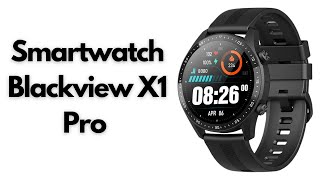 RELÓGIO INTELIGENTE  Smartwatch Blackview X1 Pro com Bluetooth [upl. by Jacobine]