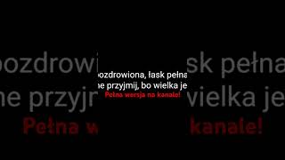 Maryjo Bądź Pozdrowiona kosciol muzyka pieśń [upl. by Dorothy]