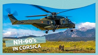 De NH90 trotseren de Corsicaanse bergen [upl. by Zingg]