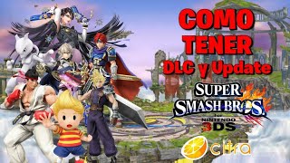 Cómo instalar DLC y Update en super smash bros 3ds citra mmj android [upl. by Oribella]