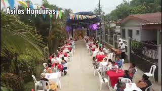 Baracoa esta de fiesta barrio las flores Así es Honduras [upl. by Swetiana]