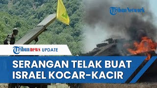 BALAS DENDAM Hizbullah Rudal Israel Tewaskan Tentara dan Lenyapkan Tank Merkava Zionis Tegang [upl. by Hunger]