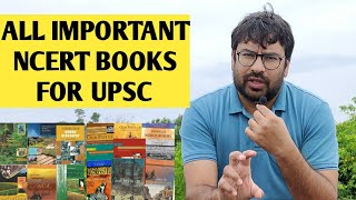 All Important NCERTs for UPSC  NCERT BOOKS for UPSC CSE Prelims and Mains  NCERT for beginners [upl. by Kriste]