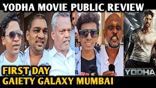 Yodha Movie Public Review  First Day  Gaiety Galaxy  Sidharth Malhotra  Disha Patani  Rashi K [upl. by Sugden]