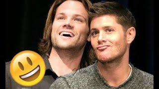 Jared Padalecki amp Jensen Ackles 😊😅😊  CUTE AND FUNNY MOMENTS Supernatural 2018 [upl. by Briny]