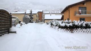 NEIGE SCHNEE SNOW SION SITTEN SWITZERLAND 20 DEC 2011 [upl. by Danie]