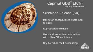 Capmul GDB  Glyceryl Dibehenate [upl. by Stafani]