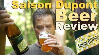 Saison Dupont Beer Review A Belgian Farmhouse Ale from a Farm in Belgium [upl. by Uziel]